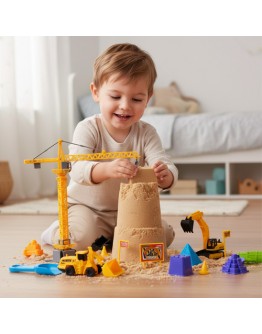 Комплект конструктор строителство от кинетичен пясък XXL